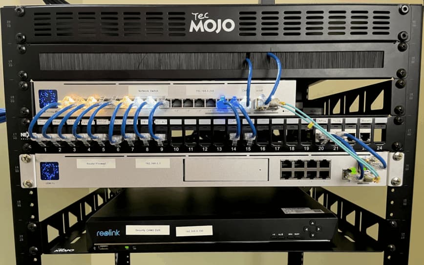 Guide coffret informatique (rack)